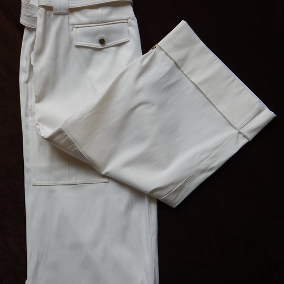 CACHE Cuffed Cropped Pants Exclusive of Decoration - Picture 6 of 8